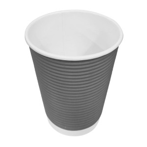 Kozarci antracitne barve 225 ml - Komplet 25 kosov - Fiesta - Fourniresto