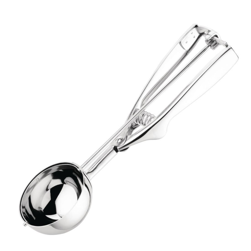 Stainless Steel 70ml Ice Cream Scoop - Vogue - Fourniresto Stainless Steel 70ml Ice Cream Scoop - Vogue - Fourniresto