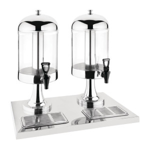 Dvojni razdelilnik za sokove - 2 X 6,5L - Olympia