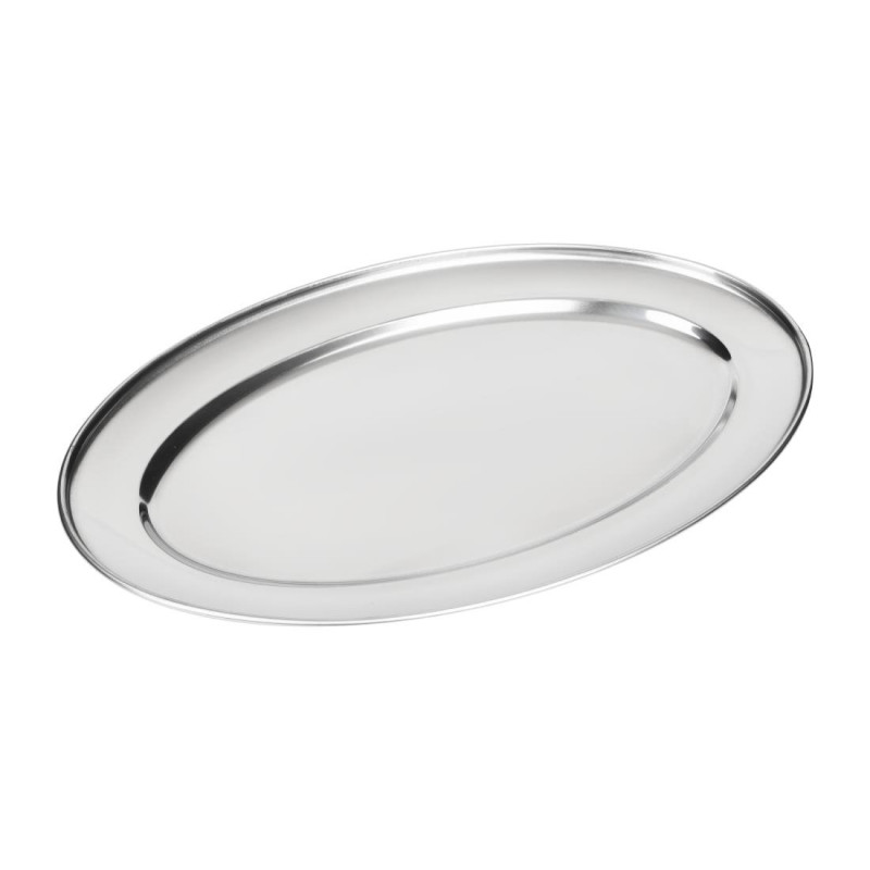Oval stainless steel serving dish - 500mm - Olympia - Fourniresto Oval stainless steel serving dish - 500mm - Olympia - Fourniresto
