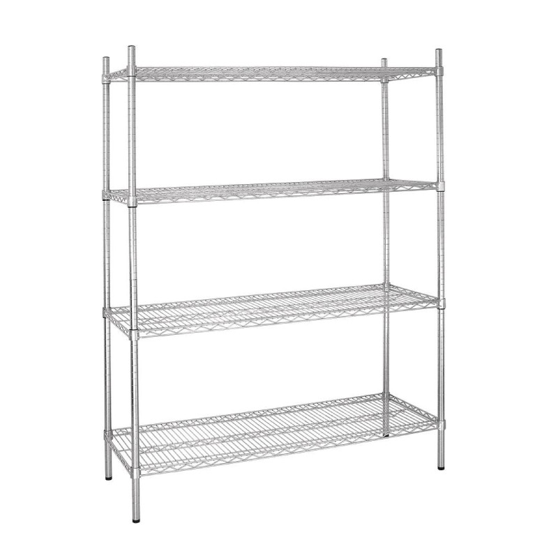 Modularna polica 4 nivoji - Š 1525 x G 457 mm - Vogue Modularna polica 4 nivoji - Š 1525 x G 457 mm - Vogue