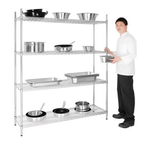 Modularna polica 4 nivoji - Š 1525 x G 457 mm - Vogue