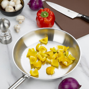 Indukcijska ponev iz nerjavečega jekla - Ø 280 mm - Vogue