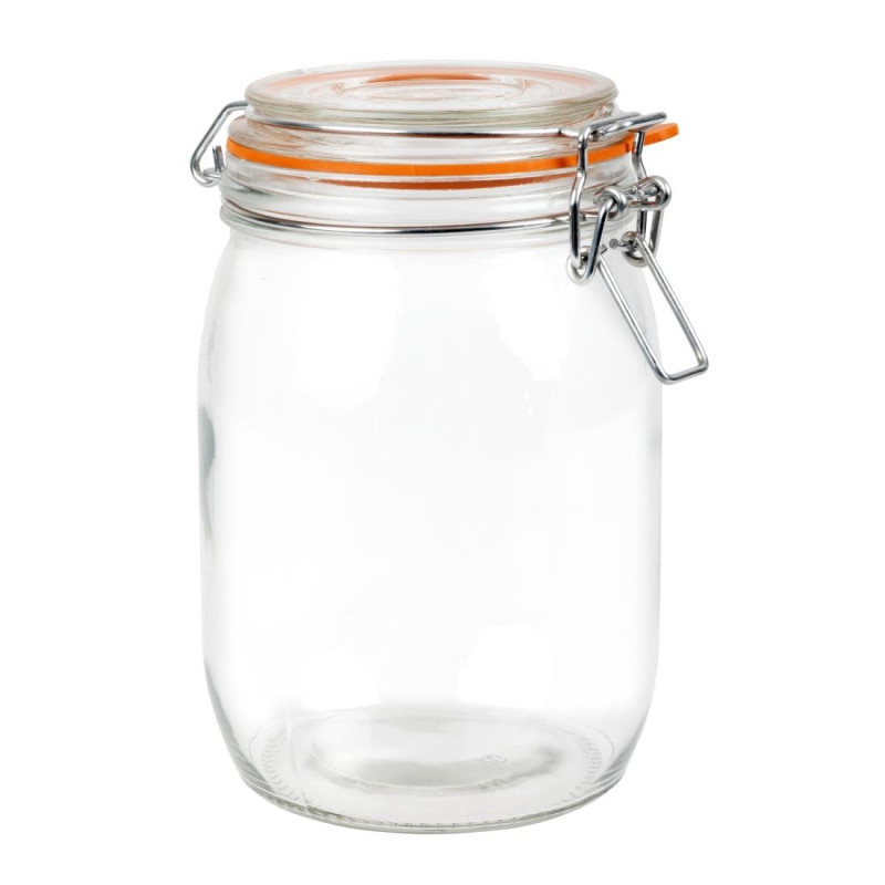 Kozarec za shranjevanje s sponko 1L - Vogue - Fourniresto Kozarec za shranjevanje s sponko 1L - Vogue - Fourniresto