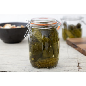 Kozarec za shranjevanje s sponko 1L - Vogue - Fourniresto
