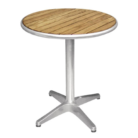 Okrogla miza iz jesena Ø 60 cm - Bolero - Fourniresto