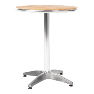 Okrogla miza iz jesena Ø 60 cm - Bolero - Fourniresto