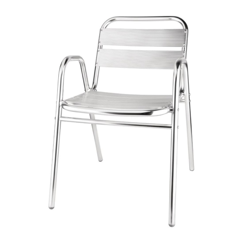 Stolčki za zlaganje Alu - Komplet 4 - Bolero - Fourniresto Stolčki za zlaganje Alu - Komplet 4 - Bolero - Fourniresto