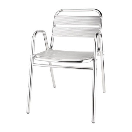 Stolčki za zlaganje Alu - Komplet 4 - Bolero - Fourniresto