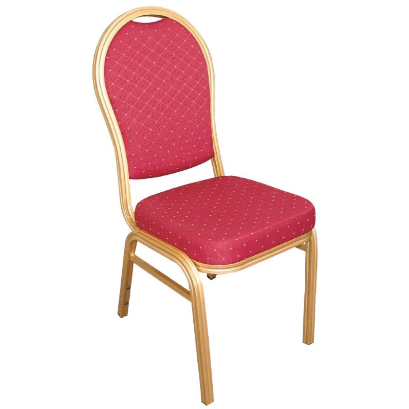 Red banquet chair - Set of 4 - Bolero - Fourniresto Red banquet chair - Set of 4 - Bolero - Fourniresto
