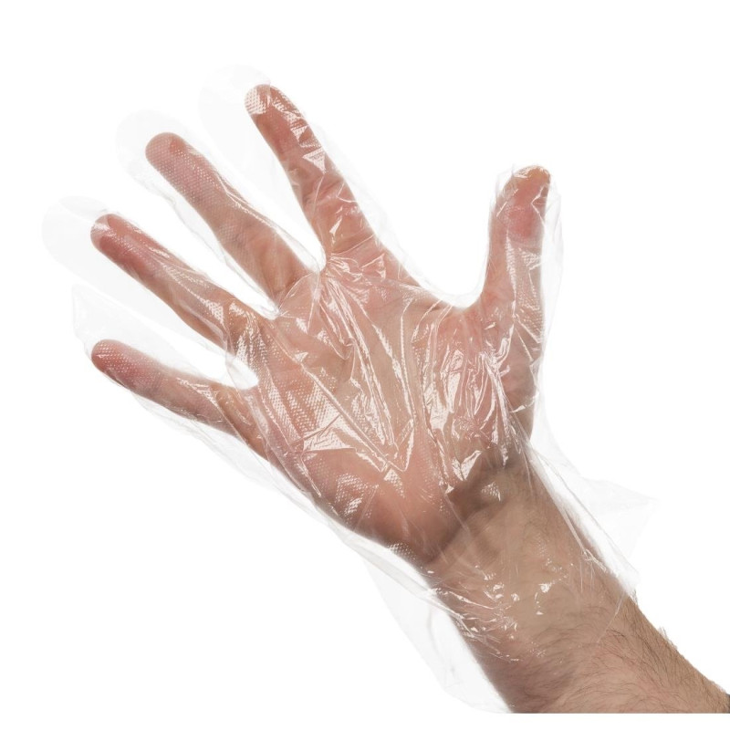 Gants Jetables Transparents - Lot de 100 - FourniResto Gants Jetables Transparents - Lot de 100 - FourniResto