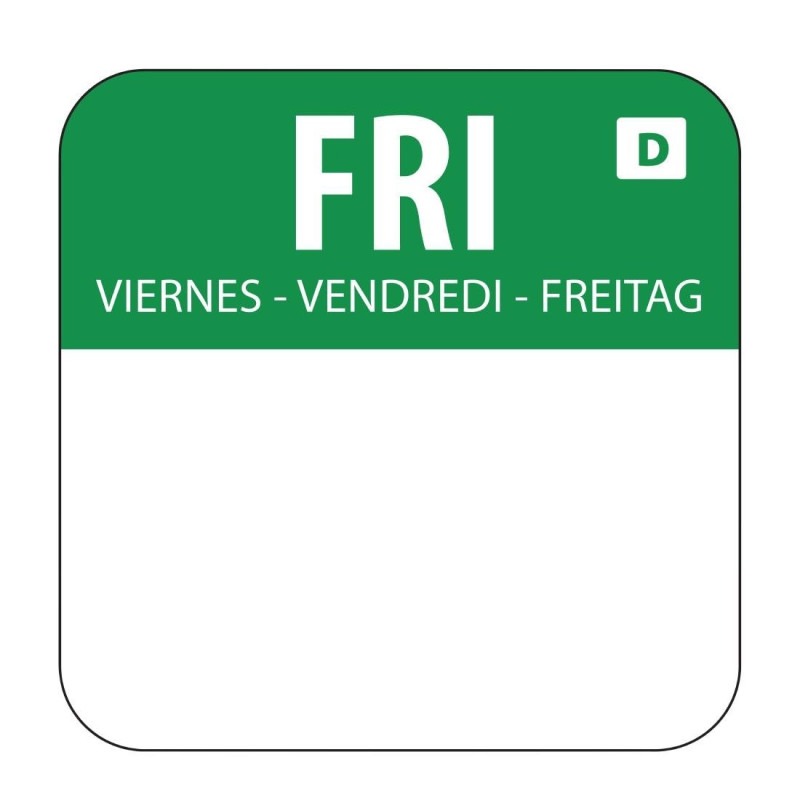 Soluble Food Labels "Friday" - Vogue Soluble Food Labels "Friday" - Vogue