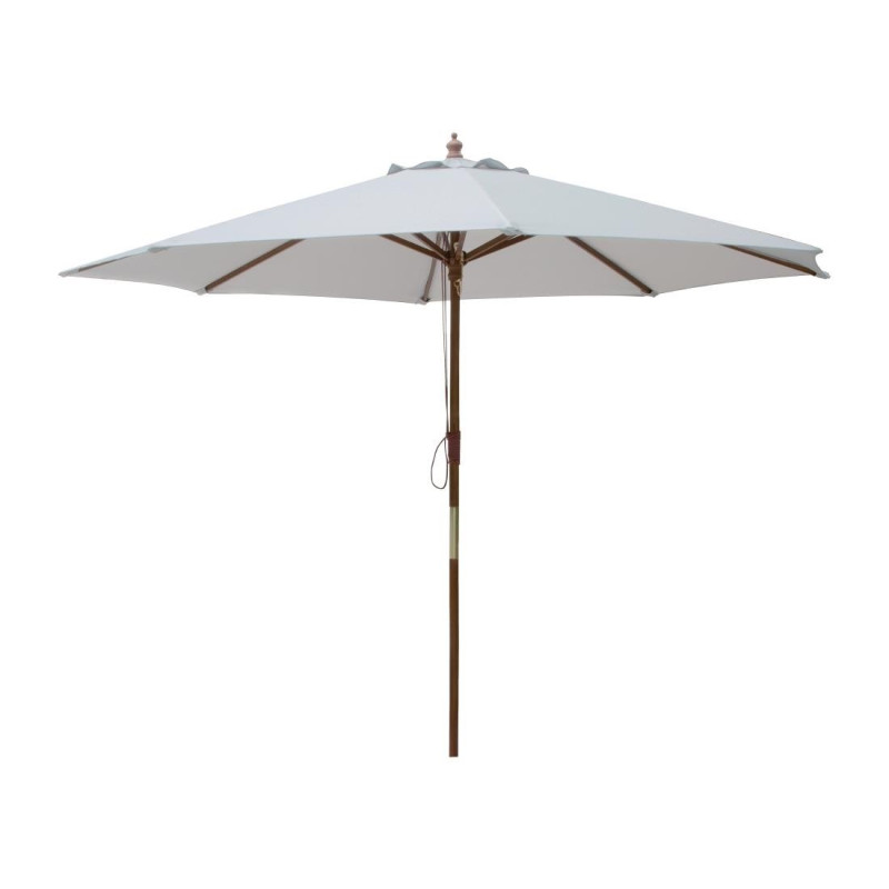 Parasol Rond Gris 3m Bolero - Élégance et Protection UV Parasol Rond Gris 3m Bolero - Élégance et Protection UV