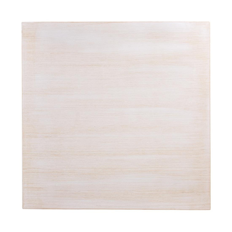 Plateau de Table Carré Pré-percé Vintage Blanc 700 mm Bolero - Visokokakovosten vrbov les Plateau de Table Carré Pré-percé Vintage Blanc 700 mm Bolero - Visokokakovosten vrbov les