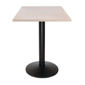 Plateau de Table Carré Pré-percé Vintage Blanc 700 mm Bolero - Visokokakovosten vrbov les
