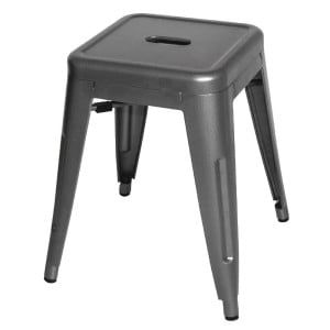 Tabureti iz sive kovine - komplet 4 Bolero Bistro
