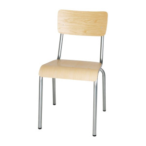Galvaniziran leseni stol - komplet 4 Bolero