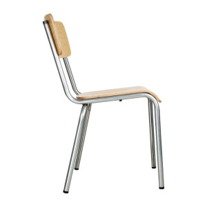 Galvaniziran leseni stol - komplet 4 Bolero