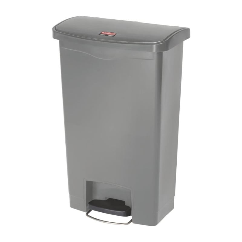 Poubelle à Pédale Frontale Grise 50L - Hygiénique & Pratique | Rubbermaid Poubelle à Pédale Frontale Grise 50L - Hygiénique & Pratique | Rubbermaid