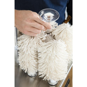 Buffalo profesionalni polirnik za steklo iz nerjavečega jekla