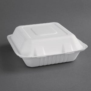 Kompostabilne škatle Bagasse 223mm - Paket 200, okolju prijazne