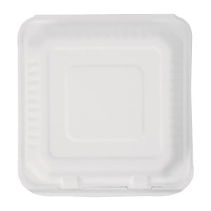 Kompostabilne škatle Bagasse 223mm - Paket 200, okolju prijazne