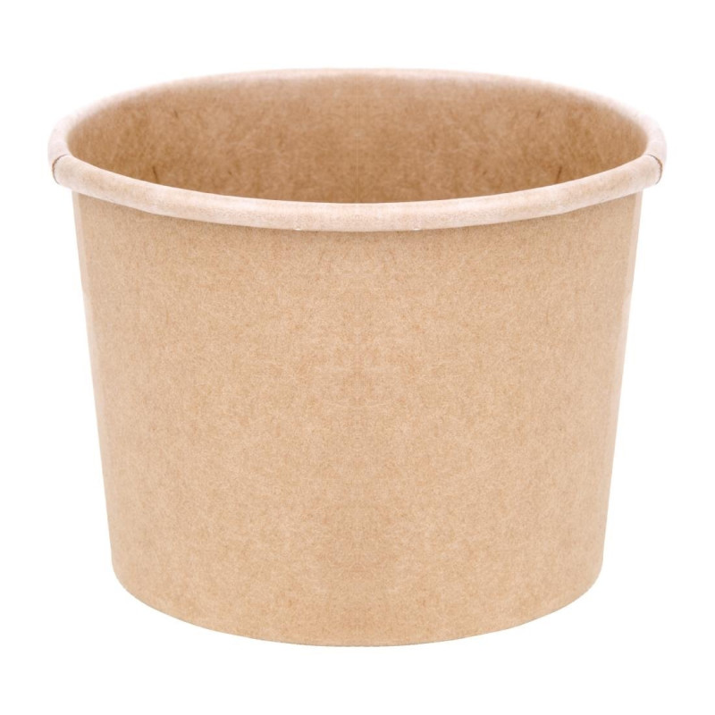 Lonci za juho 340 ml 98 mm - Komplet 500 v kartonasti embalaži Kraft Lonci za juho 340 ml 98 mm - Komplet 500 v kartonasti embalaži Kraft