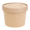 Lonci za juho 340 ml 98 mm - Komplet 500 v kartonasti embalaži Kraft
