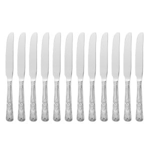 Full Handle Kings Dessert Knife - Set of 12 by Olympia - Quality and elegance for your desserts