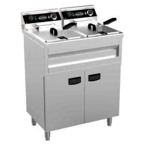 Friteza na električni omari - 2 x 9 L - CombiSteel