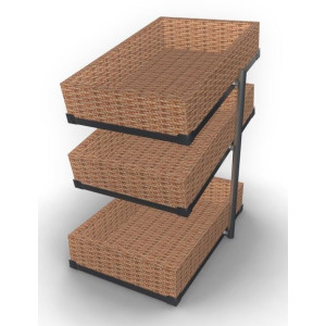 Košara za kruh 3 police GN 1/1 - Š 335 x G 620 mm - CombiSteel