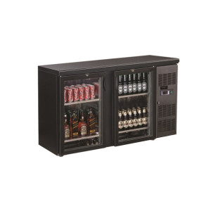 Hladilnik s 2 steklenimi vrati za zadnji bar - 350 L - CombiSteel