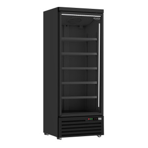 Vitrine Hladilna Pozitivna 1 Vrata Črna - 600 L | CombiSteel