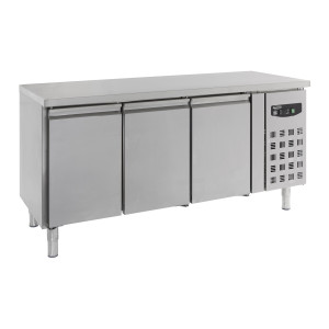 Pozitivna hladilna miza GN 1/1 s 3 vrati - 417 L - CombiSteel