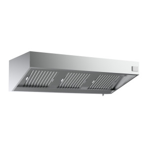 Popolna stenska napa - 2400 mm - z motorjem, LED in regulatorjem - CombiSteel