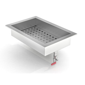 Vgrajen predal za zdrobljen led - GN 1/1 - CombiSteel