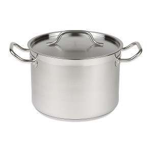 Inox lonec s pokrovom - ø 20 cm - 4 L - CombiSteel