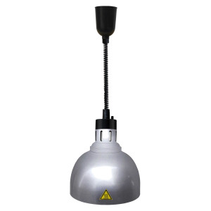 Okrogla grelna svetilka - Srebrna - CombiSteel