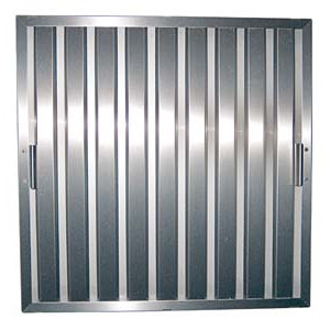 Lamella Filter for Range Hood - 206 x 356 mm - CombiSteel