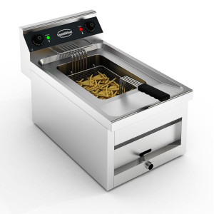 Električni cvrtnik za postavitev - 12 L - 6000 W - CombiSteel