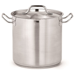 Marmite en Inox avec Couvercle - Ø 28 - 17 L - CombiSteel