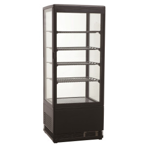 Vitrine Réfrigérée Noire - 98 L - CombiSteel