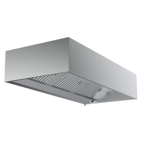 Kubična napa z LED - Globina 950 - 1600 mm - CombiSteel