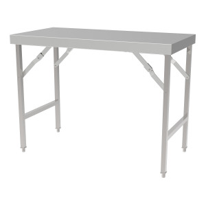 Zložljiva inox miza - L 1500 x P 700 mm - CombiSteel