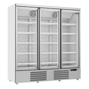 Vitrine Hladilna Negativna Inox - 3 Steklena Vrata - 1450 L - CombiSteel