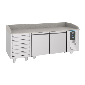 Pohištvo za pico z 2 vrati in 5 predali - 615 L - CombiSteel