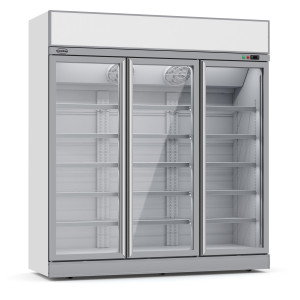 Vitrine Hladilna Negativna Inox - 3 Steklena Vrata - 1480 L - CombiSteel