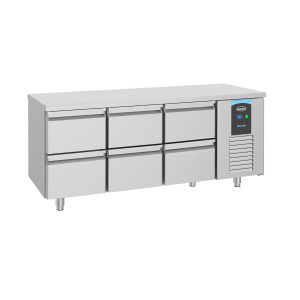 Pozitivna hladilna miza 6 GN 1/1 - 474 L - CombiSteel