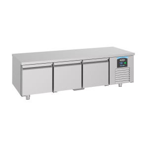 Pozitivna hladilna miza GN 1/1 s 3 vrati - 280 L - CombiSteel