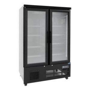 Hladilna vitrina z 2 vrati - 744 L - Pozitivna črna - Polar